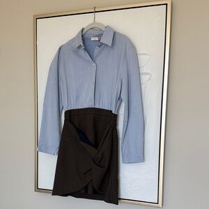 Sandro twist detail mini dress